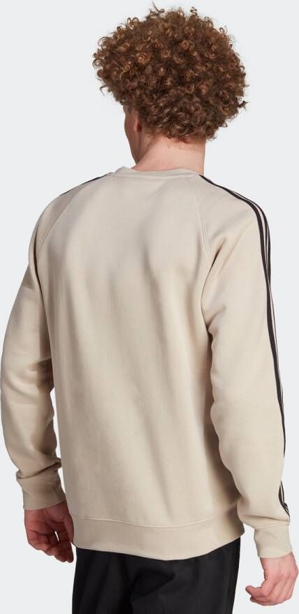 adidas Originals Adicolor 3-stripes Crew Sweatshirt Sweaters Kleding wonder beige maat: S beschikbare maaten:S XS