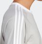 Adidas Grijze 3-Stripes Tee Crew-Neck Shirt Gray Heren - Thumbnail 9
