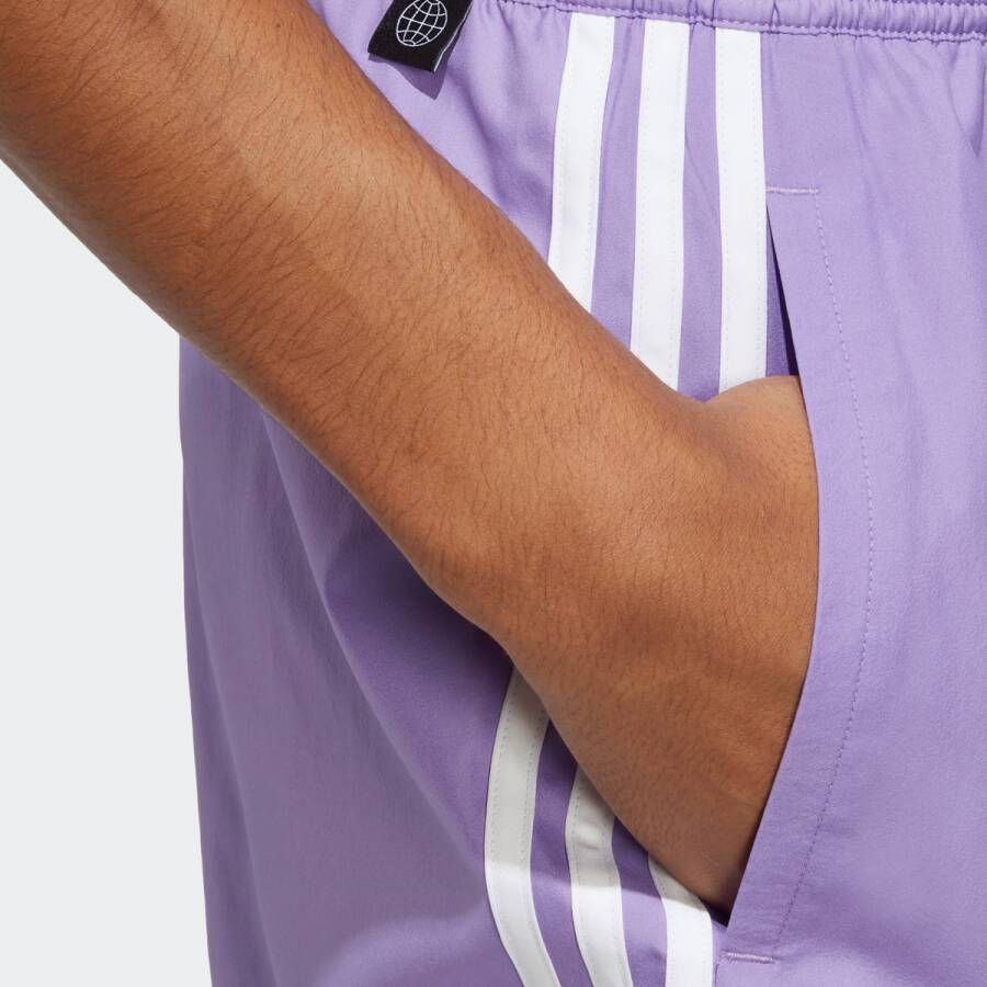 adidas Originals 3-stripes Zwemshort Sportshorts Kleding violet fusion white maat: M beschikbare maaten:S M