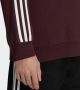 Adidas 3-Stripes Crewneck Sweatshirt Shadow Maroon Brown Heren - Thumbnail 7