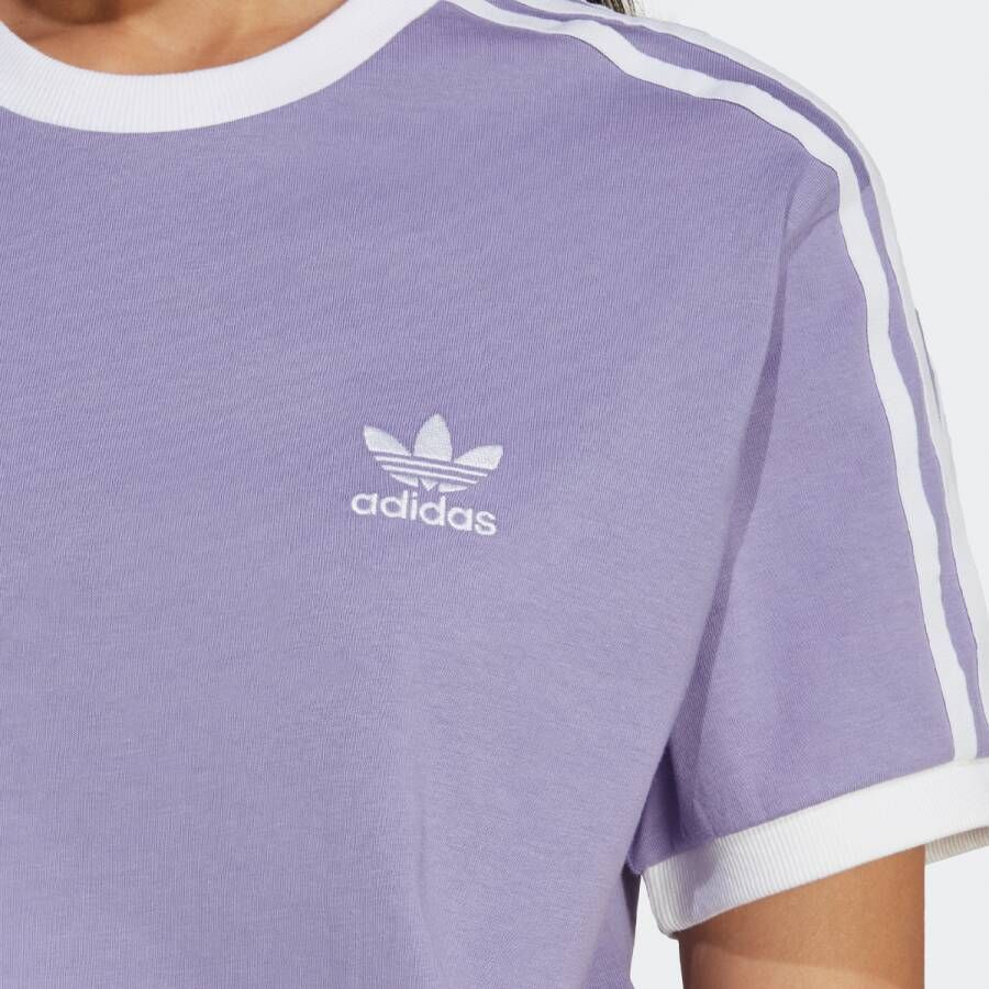 adidas Originals Adicolor 3-stripes T-shirt T-shirts Kleding magic lilac maat: XS beschikbare maaten:XS