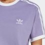 Adidas Originals Adicolor 3-stripes T-shirt T-shirts Kleding magic lilac maat: XS beschikbare maaten:XS - Thumbnail 4