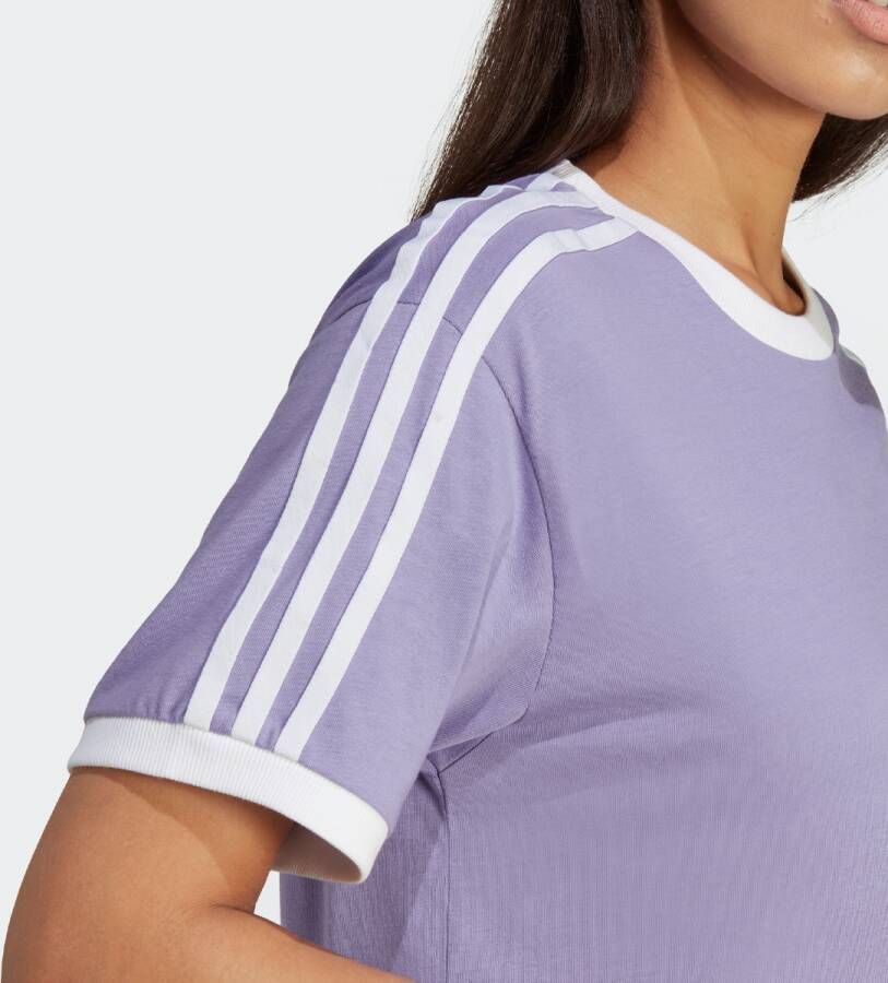 adidas Originals Adicolor 3-stripes T-shirt T-shirts Kleding magic lilac maat: XS beschikbare maaten:XS