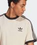 Adidas Originals Adicolor 3-stripes T-shirt T-shirts Kleding wonder beige maat: L beschikbare maaten:L - Thumbnail 5