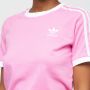 Adidas Originals T-shirt met labelstitching model '3 Stripes Tee' - Thumbnail 5
