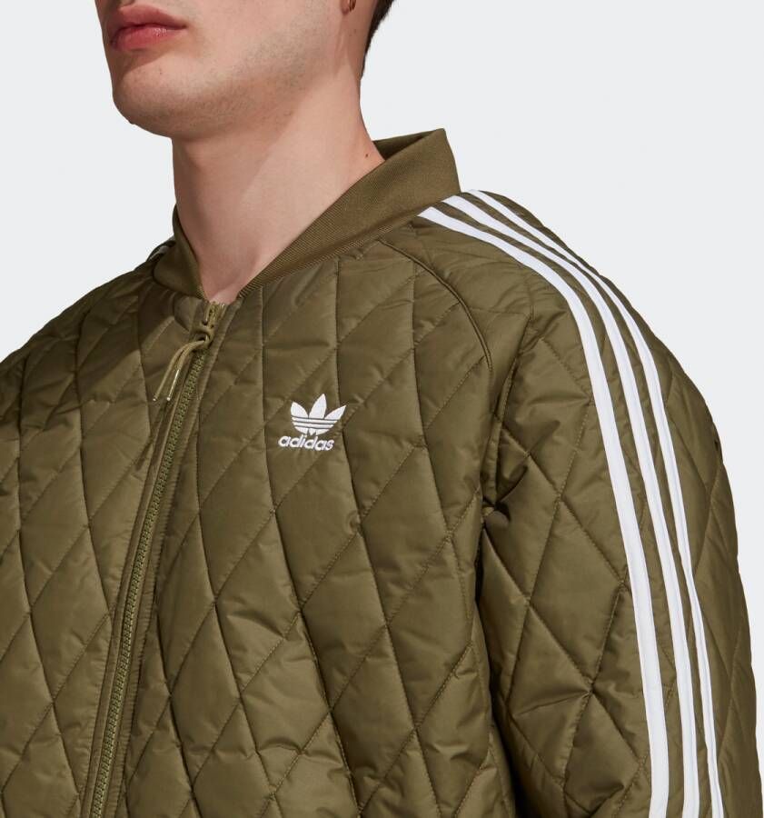 adidas Originals adicolor gesteppte Trainingsjack Primegreen