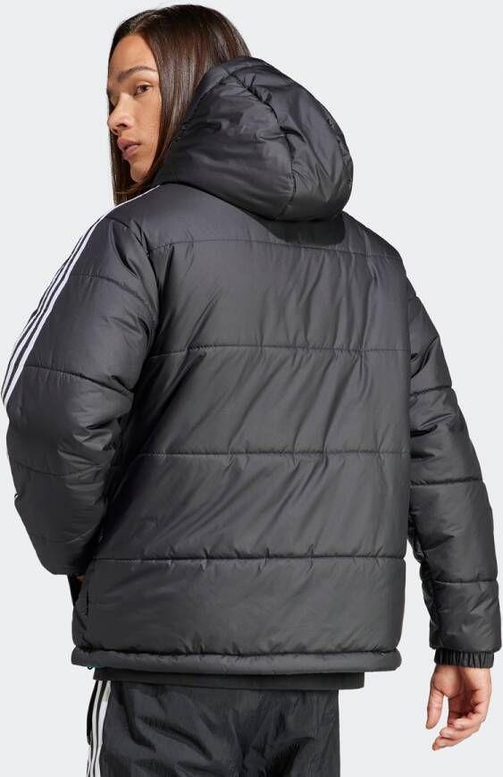 adidas Originals Adicolor Reversible Winter Jas Pufferjassen Kleding black collegiate green maat: S beschikbare maaten:S M L XL