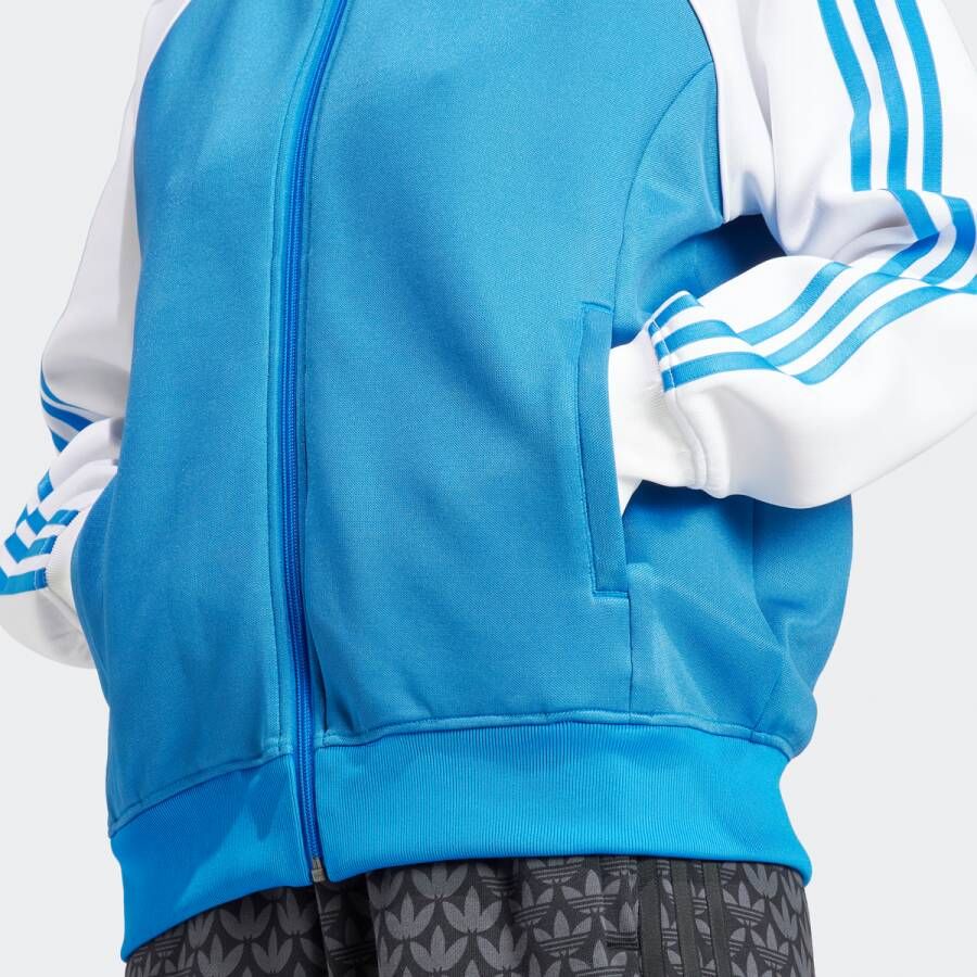 adidas Originals Adicolor Superstar Training Jas Trainingsjassen Kleding bluebird maat: S M beschikbare maaten:S M