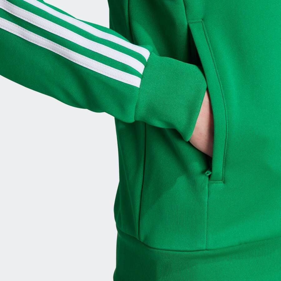adidas Originals Adicolor Superstar Trainingsjack Trainingsjassen Kleding green white maat: L beschikbare maaten:L