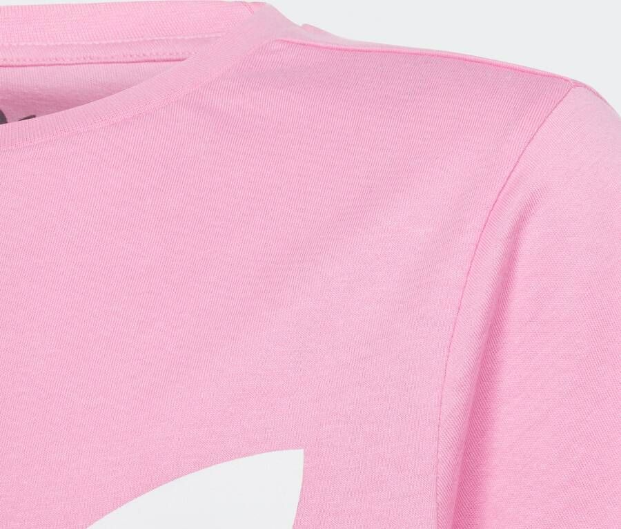adidas Originals Adicolor Trefoil T-shirt T-shirts Kleding pink white maat: 140 beschikbare maaten:140