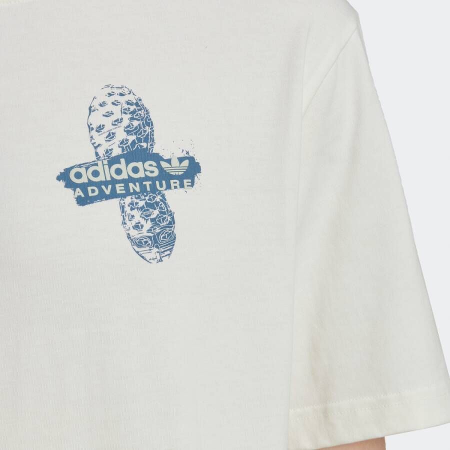 adidas Originals Adventure Trail Tee T-shirts Kleding off white maat: XS beschikbare maaten:XS S
