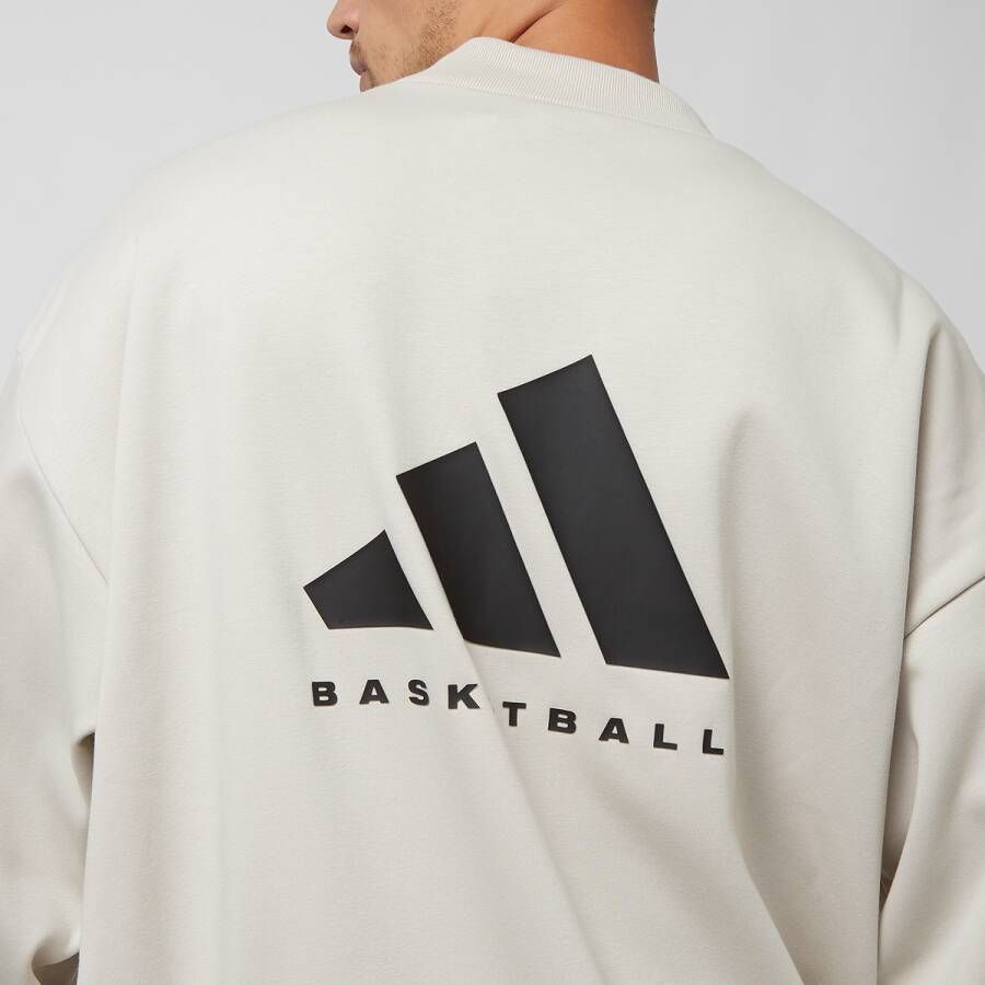adidas Originals Basketball Longsleeve Sweaters Kleding talc maat: S beschikbare maaten:S