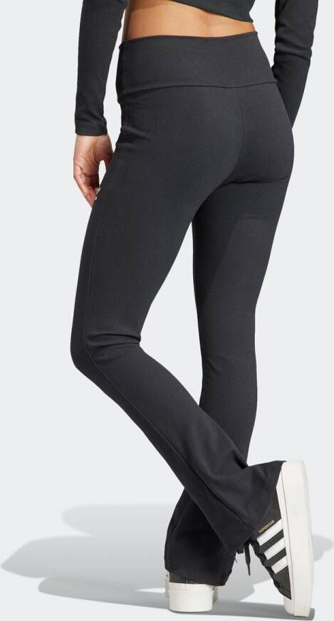 adidas Originals Essentials Rib Flared Leggings Kleding black maat: S beschikbare maaten:XS S M