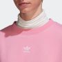 Adidas Bliss Pink Cropped Crewneck Sweatshirt Pink Dames - Thumbnail 4