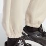Adidas Originals Sportieve broek met losse pasvorm en geborstelde fleece Beige Dames - Thumbnail 8