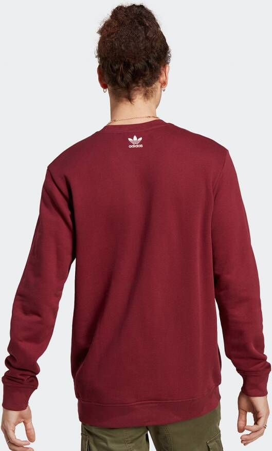 adidas Originals Graphics Archive Sweatshirt Sweaters Kleding shadow red maat: S beschikbare maaten:S