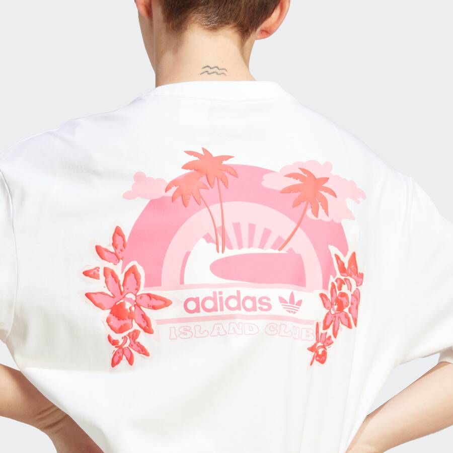 adidas Originals Island Club T-shirt T-shirts Kleding white maat: XS beschikbare maaten:XS