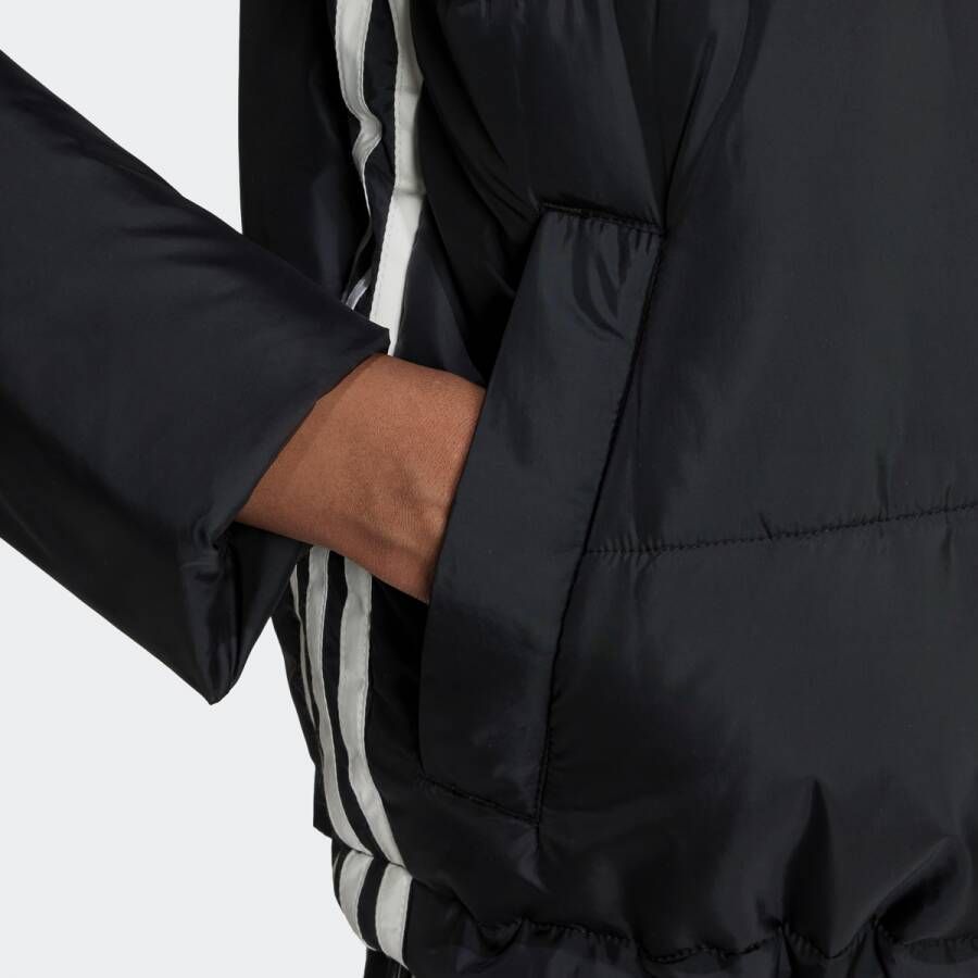 adidas Originals Kurze Puffer-jacke Pufferjassen Kleding black maat: XS beschikbare maaten:XS M