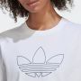 Adidas Originals Logoplay Cropped Tanktop T-shirts Kleding white maat: L beschikbare maaten:XS L - Thumbnail 6