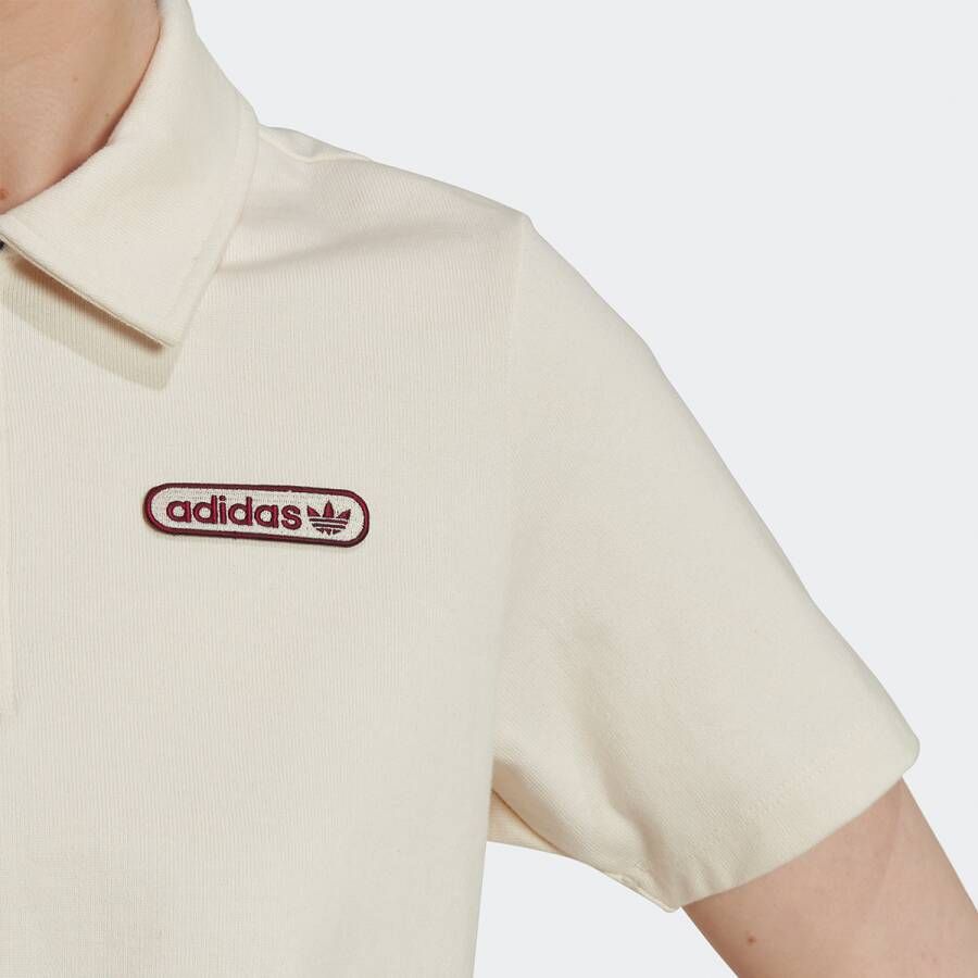 adidas Originals Resort Cropped Zip Polohemd Polo's Kleding non-dyed maat: L beschikbare maaten:L