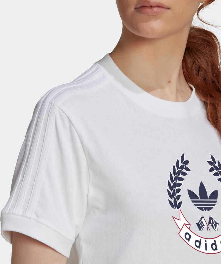adidas Originals Resort T-shirt T-shirts Kleding white maat: XS beschikbare maaten:XS S