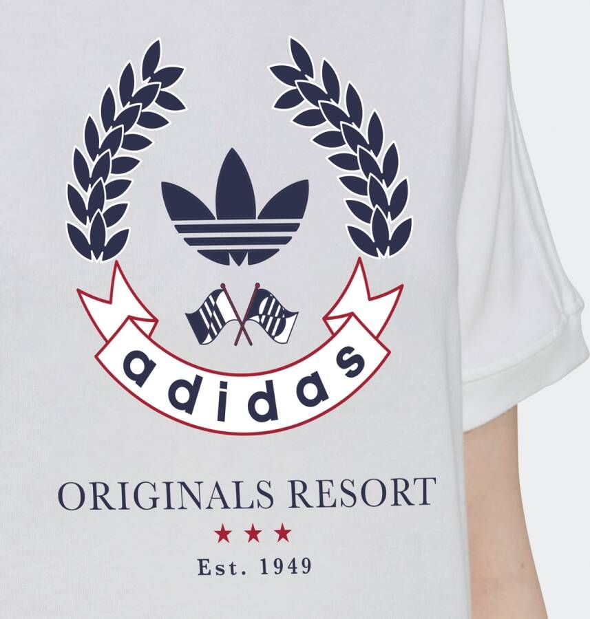 adidas Originals Resort T-shirt T-shirts Kleding white maat: XS beschikbare maaten:XS S
