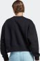 Adidas Originals Zwarte Oversized Sweater met Geborduurd Logo Zwart Dames - Thumbnail 10