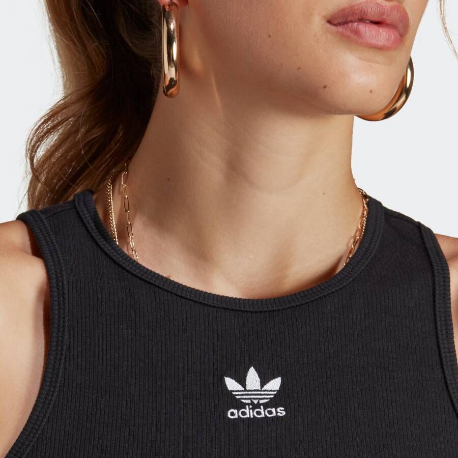 adidas Originals Essentials Rib Tank Tanktops Kleding Black maat: S beschikbare maaten:XS S M L XL