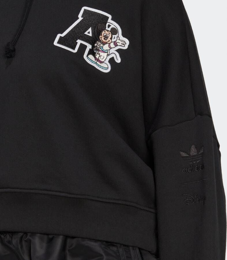 adidas Originals X Disney Cropped Hoodie Hoodies Kleding black maat: XS beschikbare maaten:XS