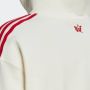 Adidas Cropped Hoodie met Elastisch Koord White Dames - Thumbnail 7