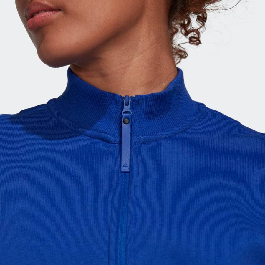 adidas Sportswear Half-zip Sweater Kleid Trainingsjassen Kleding semi lucid blue maat: XS beschikbare maaten:XS