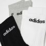 Adidas Sportswear Cushion Linear Crew Sokken (3 Pack) Lang Kleding medium grey heather white black maat: 43-45 beschikbare maaten:37-39 40-42 43 - Thumbnail 7