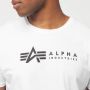 Alpha industries Label T (2 Pack) T-shirts Kleding white maat: L beschikbare maaten:S M L XXL - Thumbnail 3