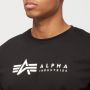 Alpha industries Label T (2 Pack) T-shirts Kleding Black maat: XXL beschikbare maaten:S M L XXL - Thumbnail 7