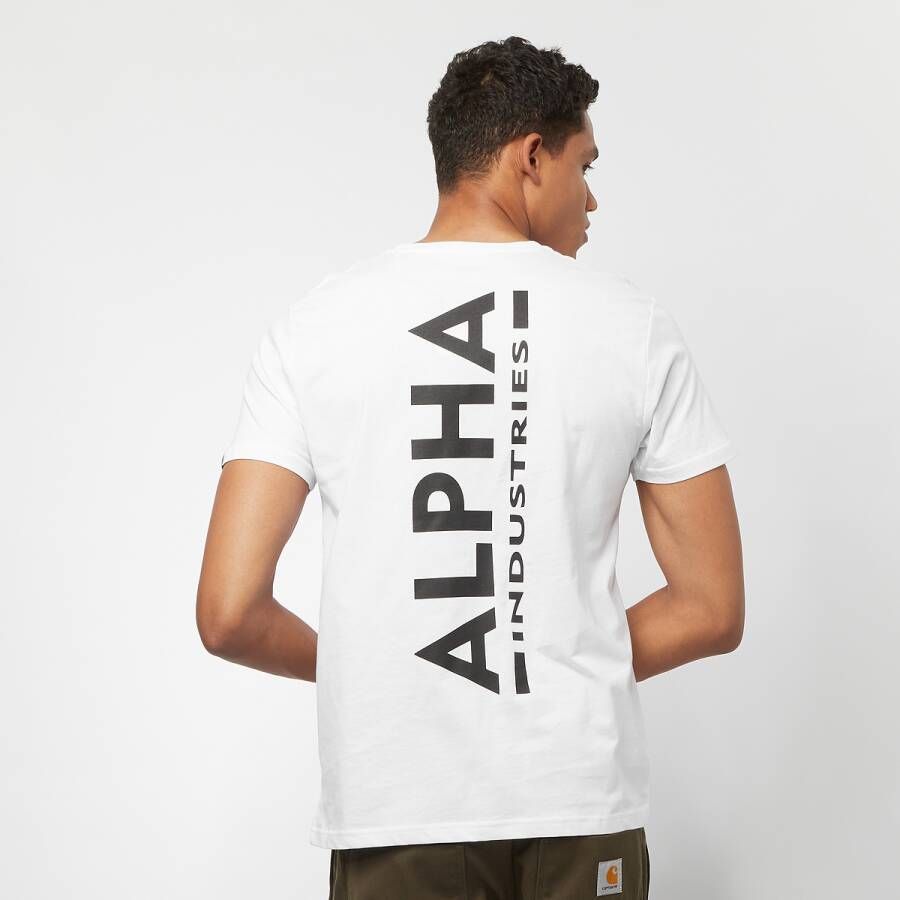 alpha industries Backprint T-shirts Kleding white maat: S beschikbare maaten:S