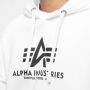 Alpha industries Men Sweatshirt Basic Hoody 178312 09 S Wit Heren - Thumbnail 9