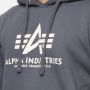 Alpha industries Klassieke Heren Hoodie met Verstelbare Capuchon Gray Heren - Thumbnail 5