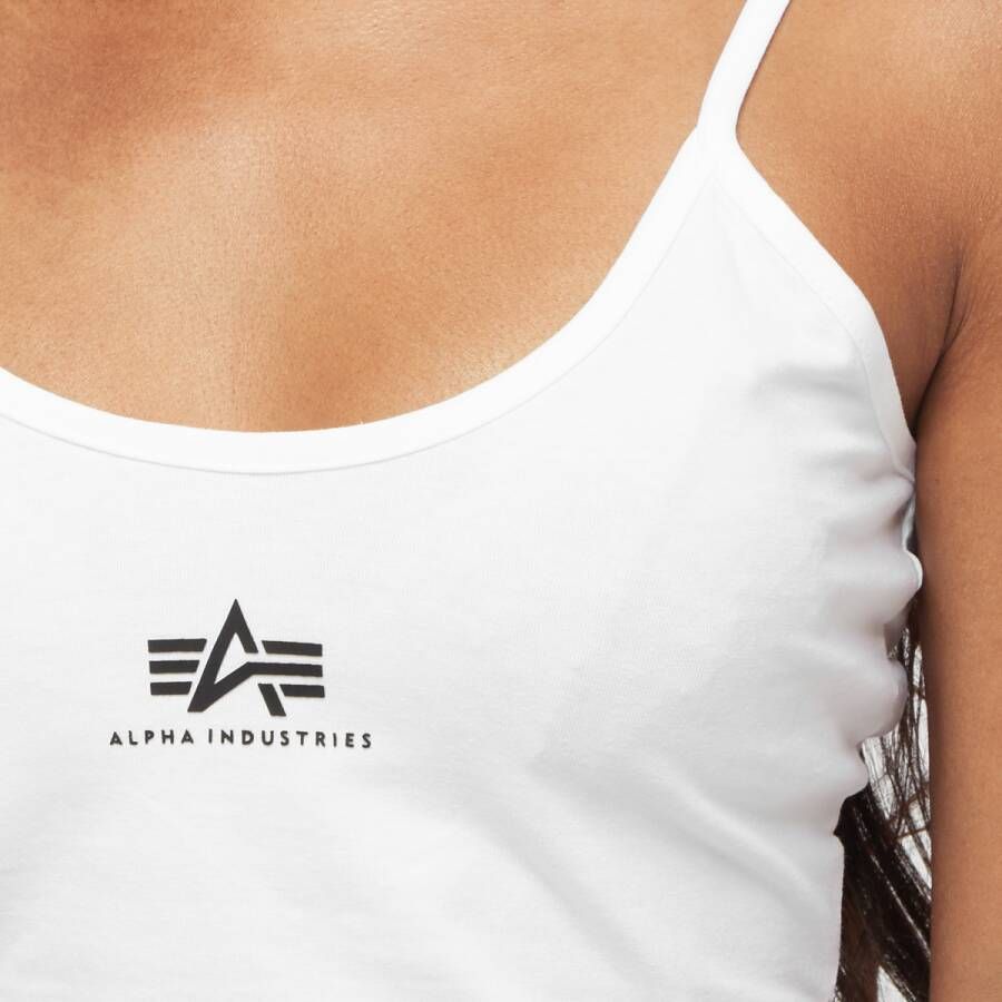 alpha industries Basic Crop-top Sl T-shirts Kleding white maat: XS beschikbare maaten:XS M L