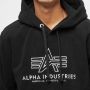 Alpha industries Men Sweatshirt Basic Hoody Polar Fleece 118341 03 s Zwart Heren - Thumbnail 5