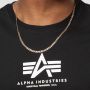 Alpha industries Basic T Ml T-shirts Kleding Black maat: L beschikbare maaten:S M L - Thumbnail 4