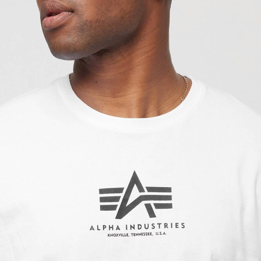 alpha industries Basic T Ml T-shirts Kleding white maat: M beschikbare maaten:M