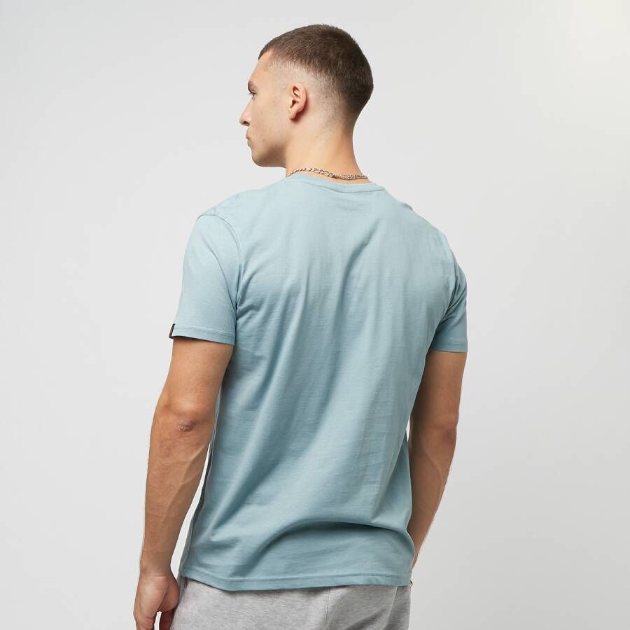 alpha industries Basic T Ml T-shirts Kleding grey blue maat: S beschikbare maaten:S