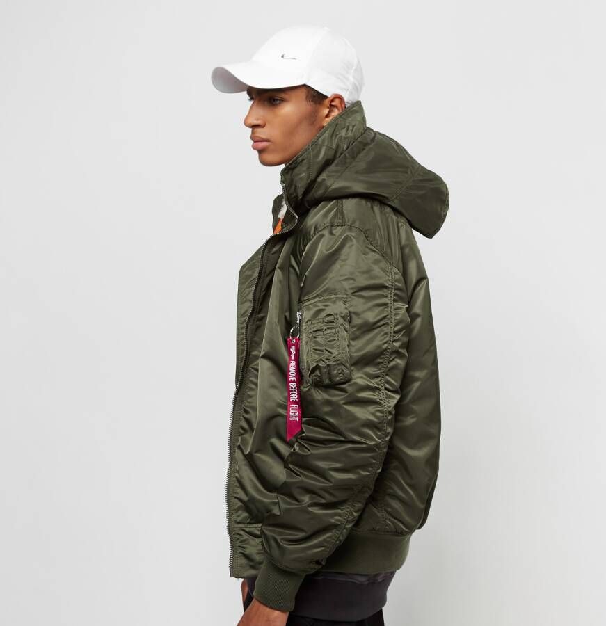 alpha industries MA-1 Hooded dark green