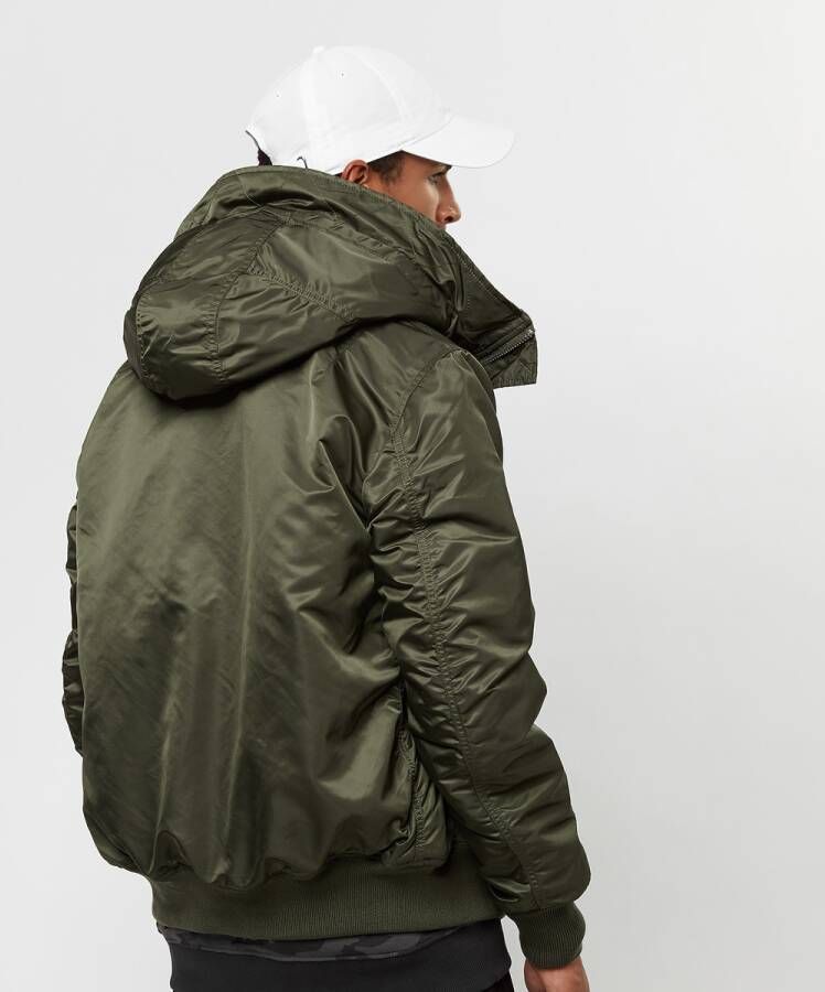 alpha industries MA-1 Hooded dark green