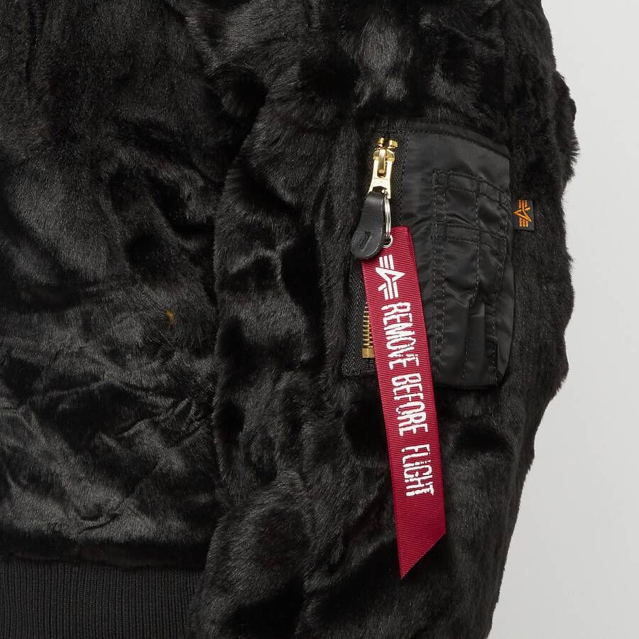 alpha industries Ma-1 Os Fur Bomberjacks Kleding black maat: M beschikbare maaten:M