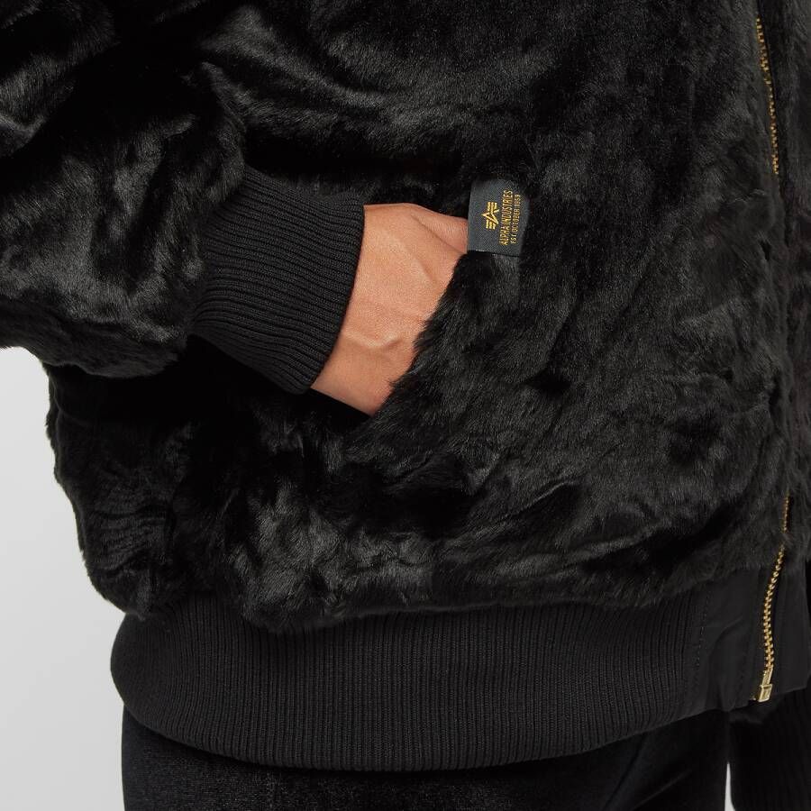 alpha industries Ma-1 Os Fur Bomberjacks Kleding black maat: M beschikbare maaten:M