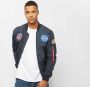 Alpha industries Omkeerbare Nasa Bomberjack Blauw Blue Heren - Thumbnail 4