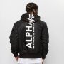 Alpha Industries Bomberjack Men Bomber Jackets MA-1 Zip Hood Back Print - Thumbnail 5