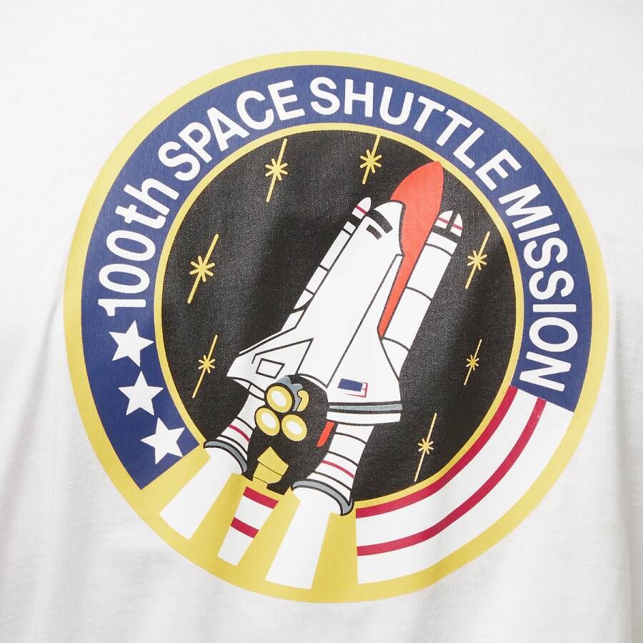 alpha industries Space Shuttle T-shirts Kleding white maat: S beschikbare maaten:S