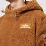Alpha industries Sherpa Teddy Hoodie Kameel Brown Heren - Thumbnail 4